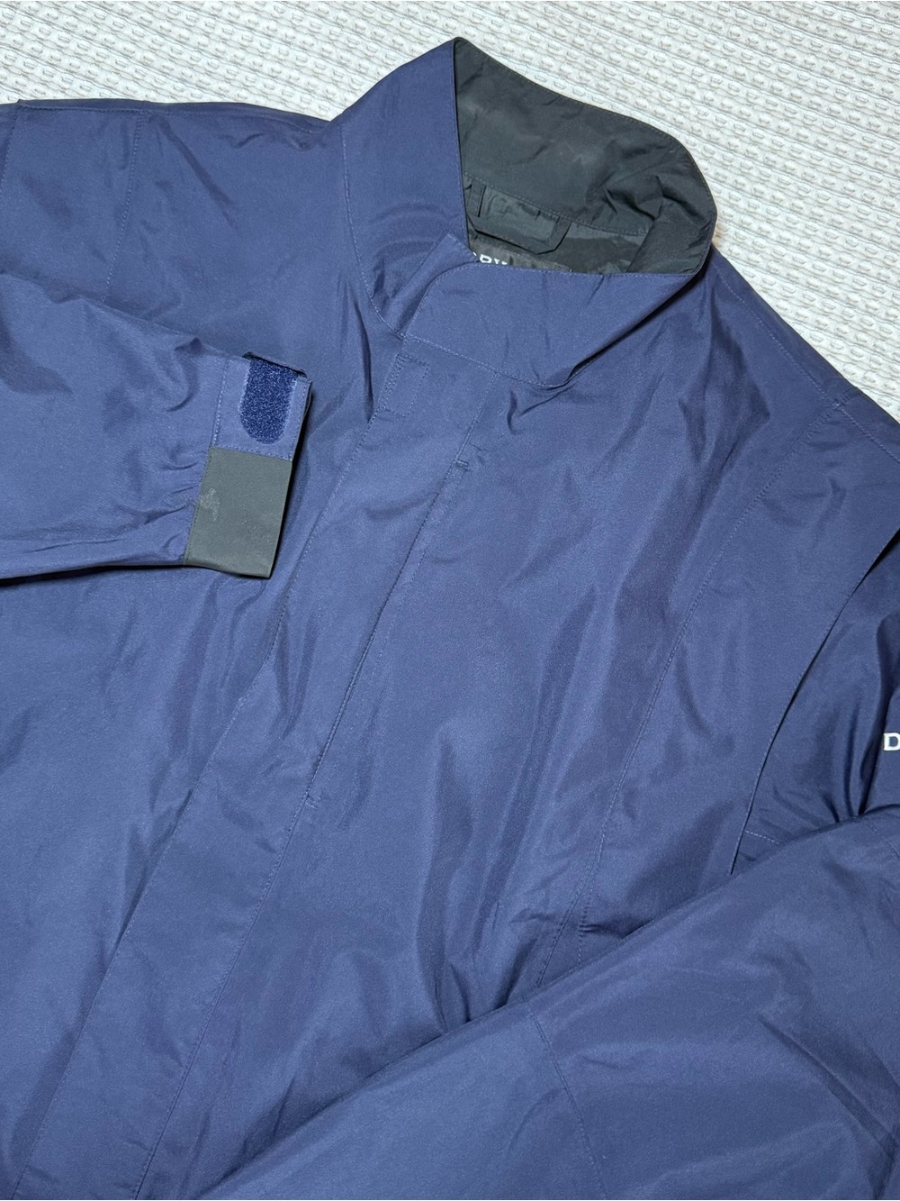 Footjoy DryJoy XL Navy Blue Rain Jacket Full Zip Outdoor Windbreaker Golf Casual